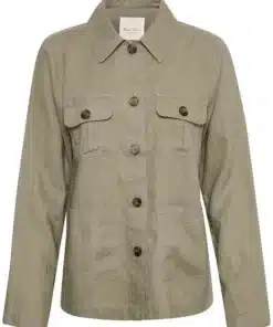 Part Two Elnora Linen Jacket Vetiver