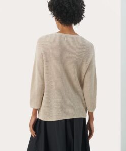 Part Two Etrona Pulover Natural Linen