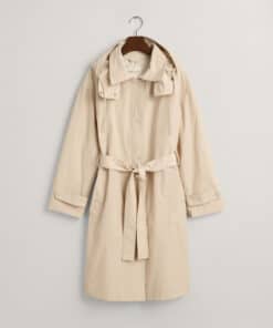 Gant Woman Wind Car Coat Soft Oat