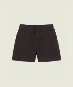 OAS Porto Waffle Shorts Nearly Black