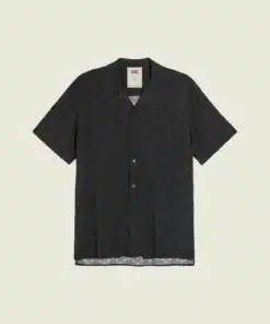 OAS Sebastian Viscose Shirt Dark Grey