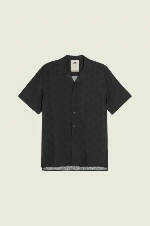 OAS Sebastian Viscose Shirt Dark Grey