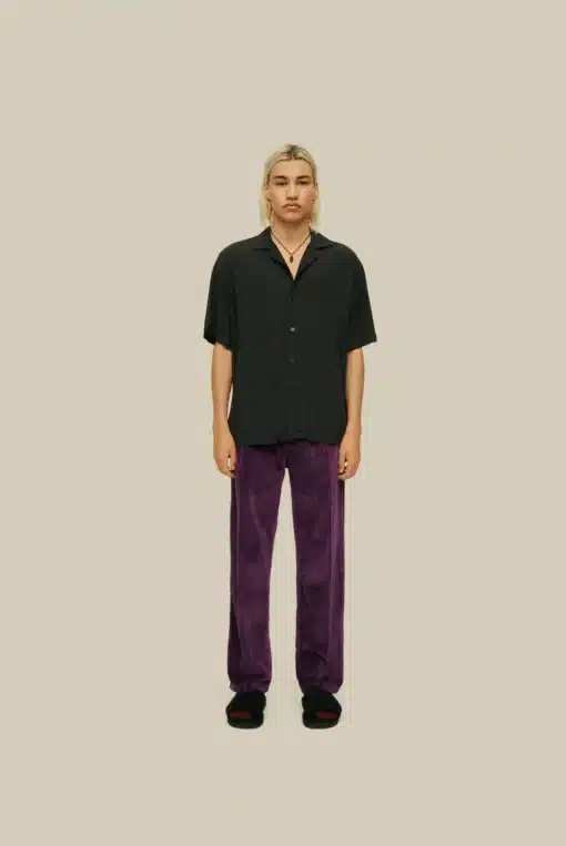 OAS Sebastian Viscose Shirt Dark Grey
