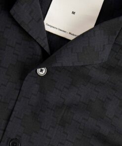 OAS Sebastian Viscose Shirt Dark Grey