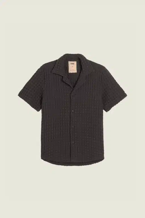 OAS Cuba Waffle Shirt Nearly Black