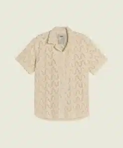OAS Atlas Cuba Crochet Shirt Ecru