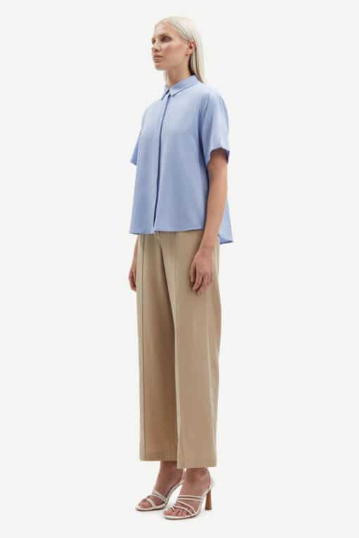 Samsøe Samsøe Mina Shirt Blue Heron