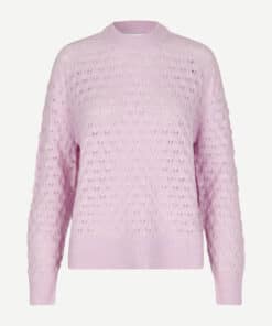 Samsøe Samsøe Saanour Pointelle Sweater Lilac Snow