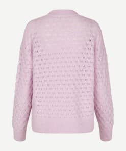 Samsøe Samsøe Saanour Pointelle Sweater Lilac Snow