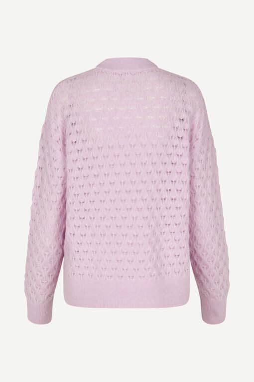 Samsøe Samsøe Saanour Pointelle Sweater Lilac Snow
