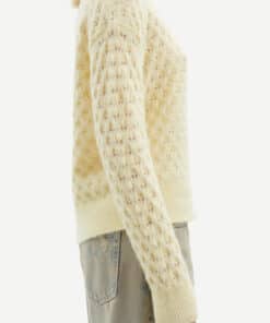 Samsøe Samsøe Saanour Pointelle Sweater Pear Sorbet