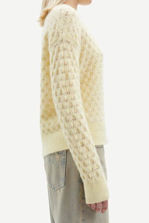 Samsøe Samsøe Saanour Pointelle Sweater Pear Sorbet