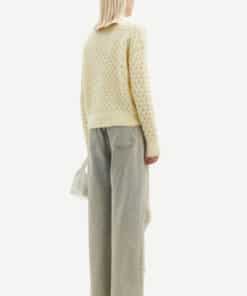 Samsøe Samsøe Saanour Pointelle Sweater Pear Sorbet