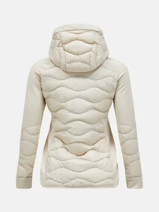Peak Performance Helium Hybrid Down Hood Jacket Women Sandfog