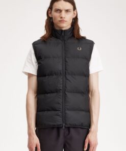 Fred Perry Insulated Gilet Anchor Grey