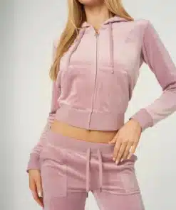 Juicy Couture Classic Velour Robertson Zip Hoodie Keepsake Lilac