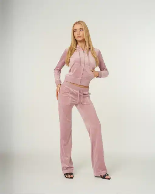 Juicy Couture Classic Velour Robertson Zip Hoodie Keepsake Lilac