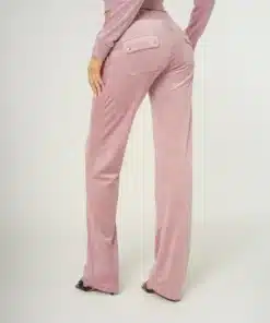 Juicy Couture Classic Velour Del Ray Pocket Pant Keepsake Lilac