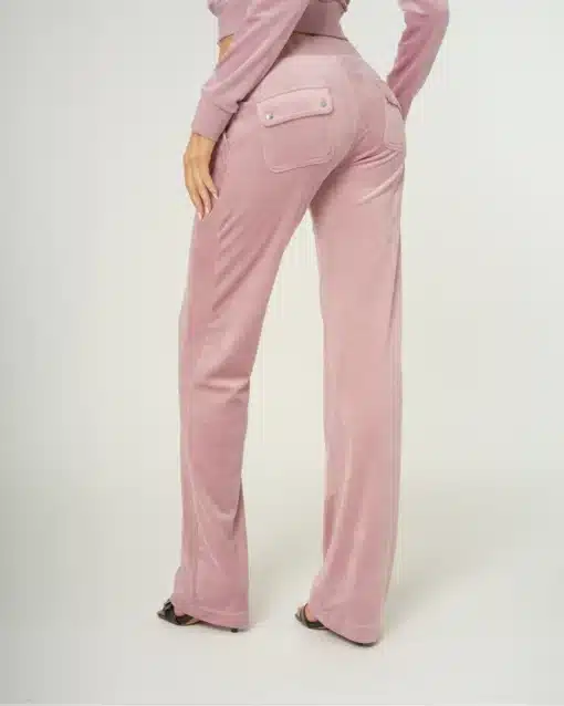 Juicy Couture Classic Velour Del Ray Pocket Pant Keepsake Lilac