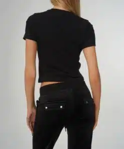 Juicy Couture Ryder Rodeo Fitted T-Shirt Black