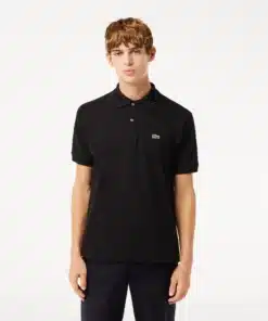 Lacoste Original L.12.12 Petit Pique Cotton Polo Shirt Black