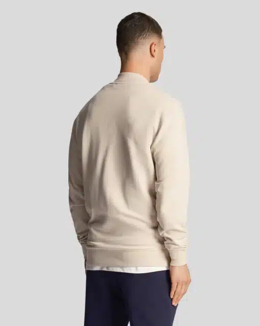 Lyle & Scott Loopback Jersey Bomber Jacket Cove