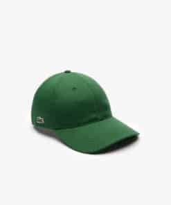 Lacoste Unisex Organic Cotton Cap Pine Green