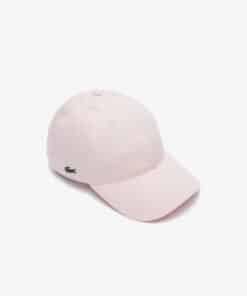 Lacoste Unisex Organic Cotton Cap Light Pink