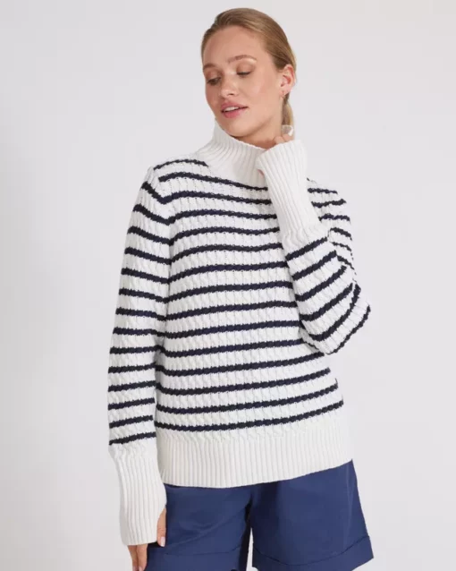 Holebrook Leah Turtle Offwhite/Navy