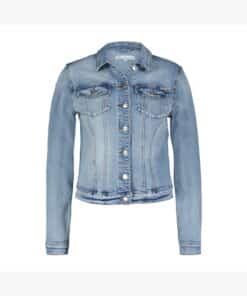 Red Button Jackie Denim Jacket Light Stone Used