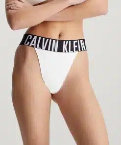Calvin Klein Intense Power High Leg Thong White