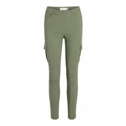 Vila Cargo 7/8 Pants Khaki Green