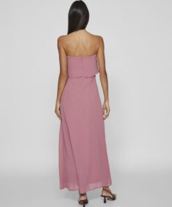 Vila Milina Strap Maxi Dress Mesa Rose