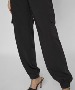 Vila Petra Cargo Pants Black