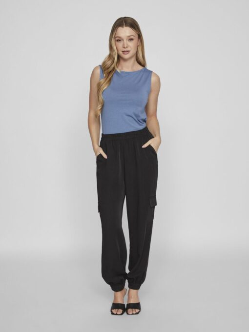 Vila Petra Cargo Pants Black
