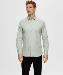 Selected Homme Slimethan Shirt Desert Sage