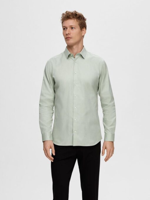 Selected Homme Slimethan Shirt Desert Sage
