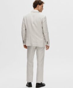 Selected Homme Will Linen Blazer Sand