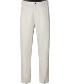 Selected Homme Will Linen Trousers Sand