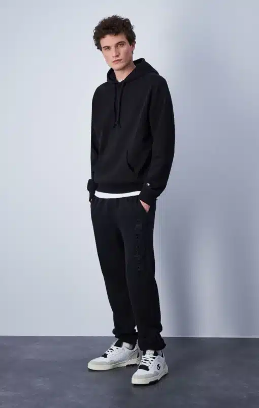 Champion Tonal Embroidered Joggers Black