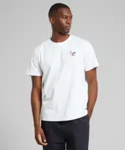 Dedicated T-shirt Stockholm BBQ Emb White