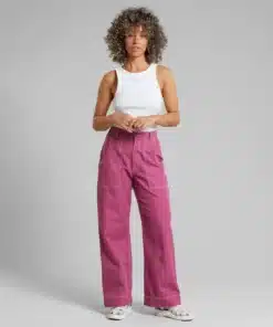 Dedicated Workwear Pants Vara Canvas Violet Purple