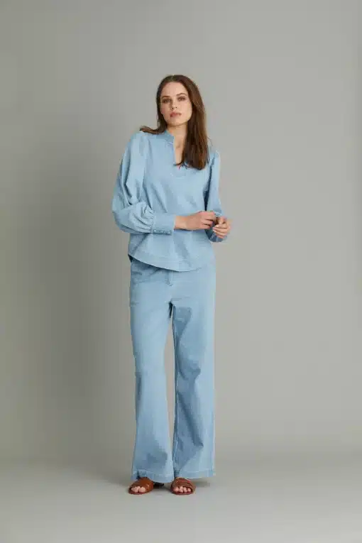 Rue de Femme Tana Wide Pants Light Blue Denim