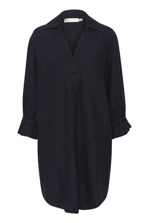 InWear Peg Linen Dress Marine Blue