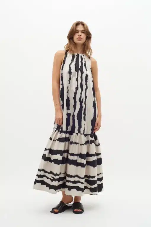 InWear Jenny Long Dress Non Color Scartch Stripes