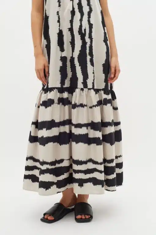 InWear Jenny Long Dress Non Color Scartch Stripes
