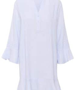 Part Two Etena Linen Dress Heather