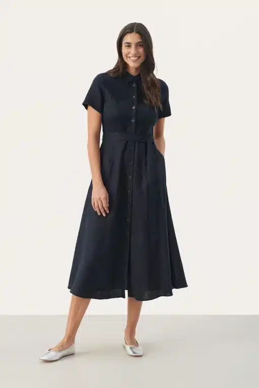 Part Two Eflin Dress Dark Navy