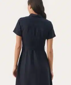 Part Two Eflin Dress Dark Navy