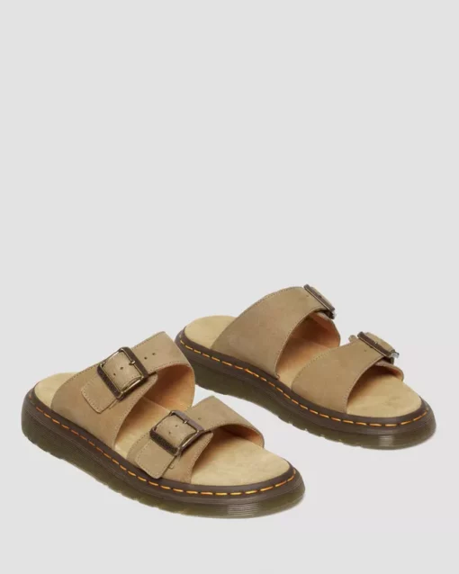 Dr. Martens Josef Nubuck Sandal Savannah Tan